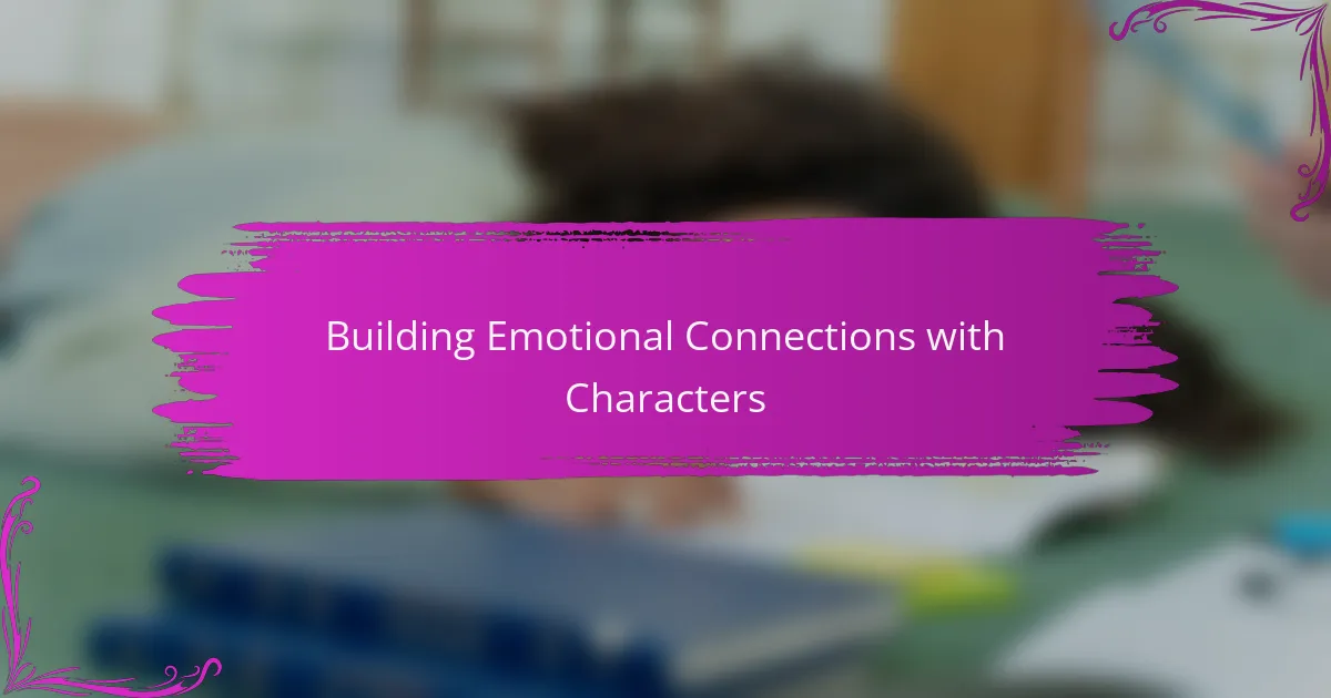 Building Emotional Connections with Characters